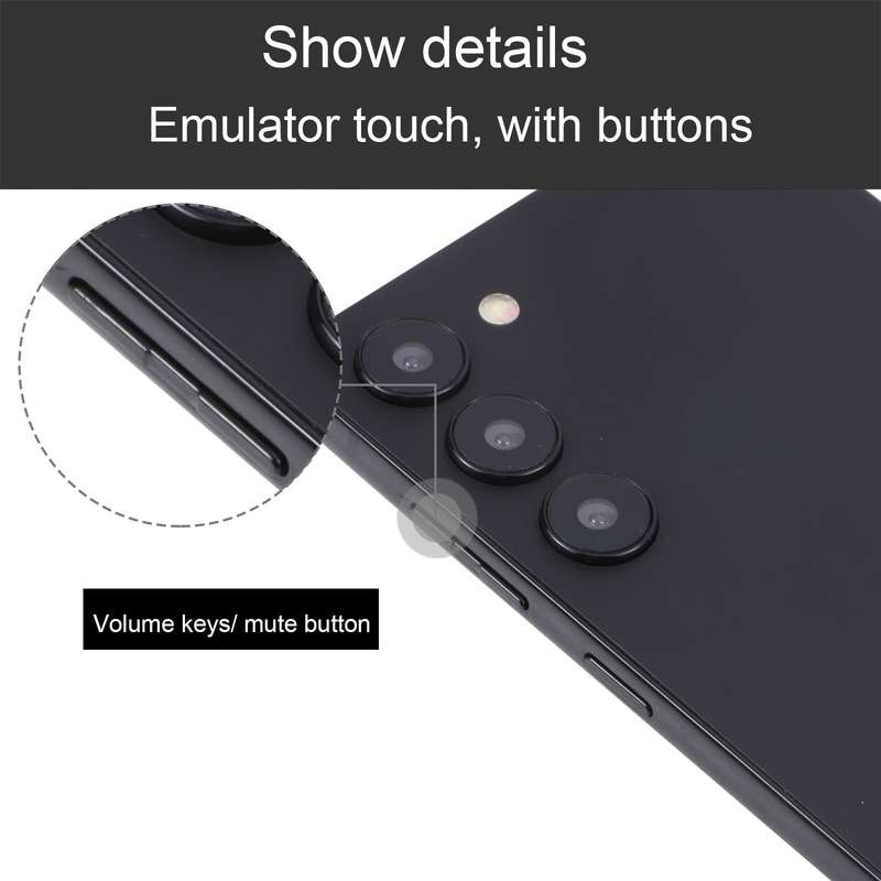 For Samsung Galaxy S23 5G Black Screen Non-Working Fake Dummy Display Model(Black)