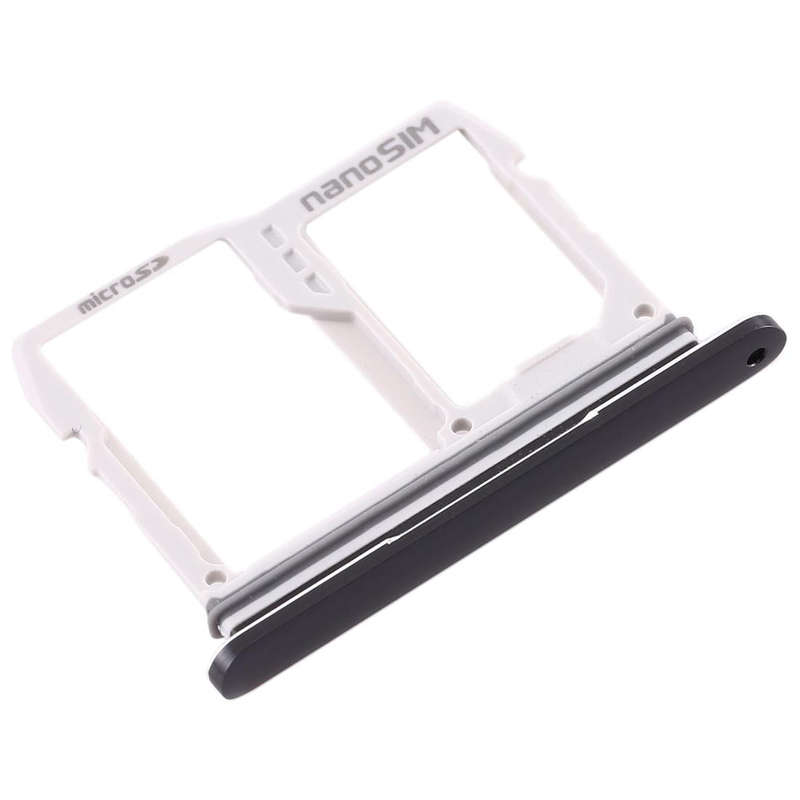 SIM Card Tray + Micro SD Card Tray for LG V50 ThinQ 5G(Black)