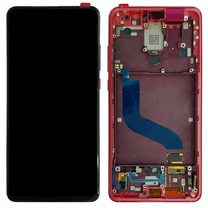 OLED LCD Screen for Xiaomi Redmi K20 / Redmi K20 Pro / 9T Pro Digitizer Full Assembly with Frame(...