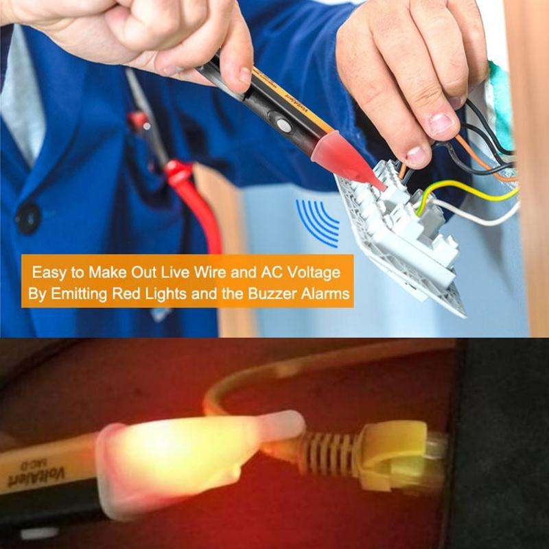 Pen Non-contact AC Voltage Alert Detector 90V-1000V (Blue)