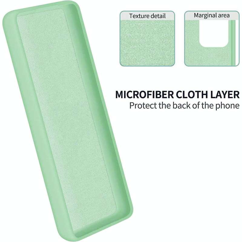 For Tecno Spark 10 4G / 10C 4G Pure Color Liquid Silicone Shockproof Phone Case(Green)