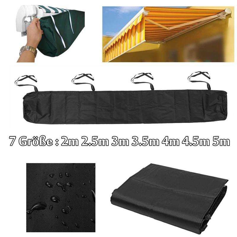 Outdoor Patio Canopy Awning Waterproof Cover Retractable Dustproof Protective Cover, Size: 2.5m(G...