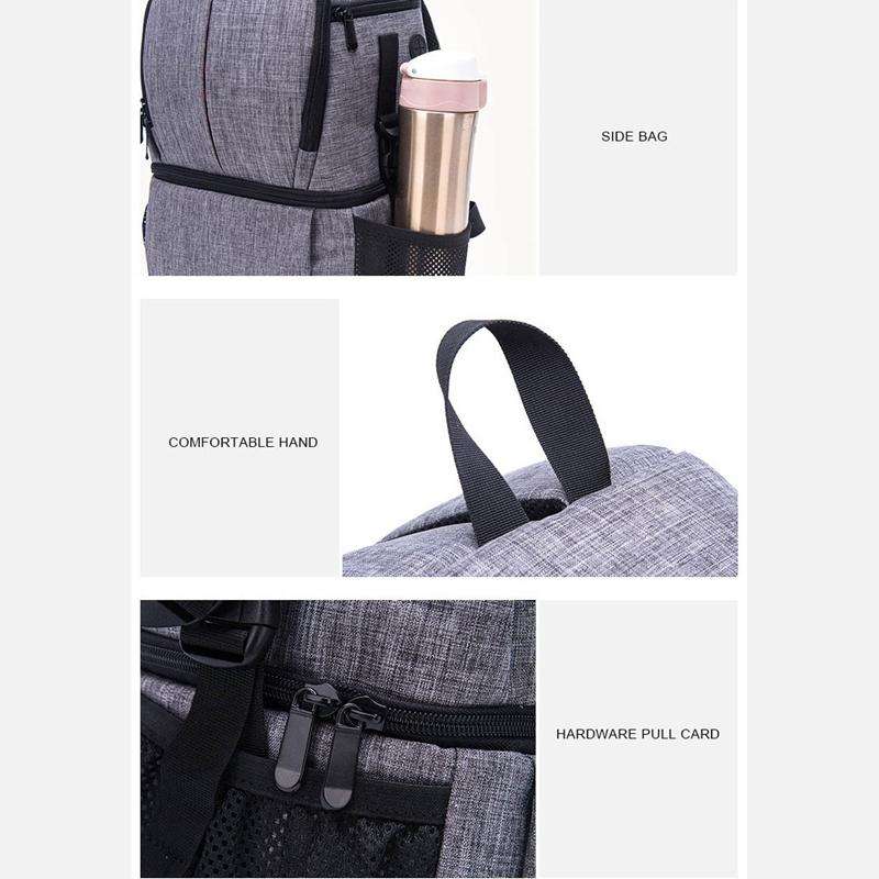 Multi-functional Waterproof Nylon Shoulder Backpack Padded Shockproof Camera Case Bag for Nikon C...