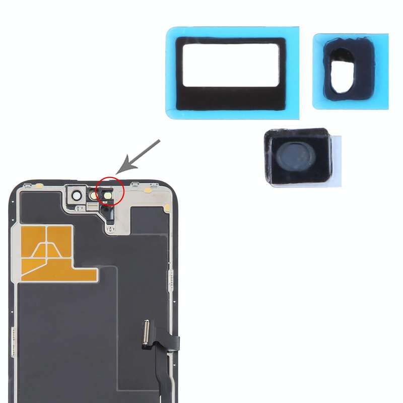 100/Set Sensor Back Adhesive Stickers For iPhone 14 Pro Max / 14 Pro