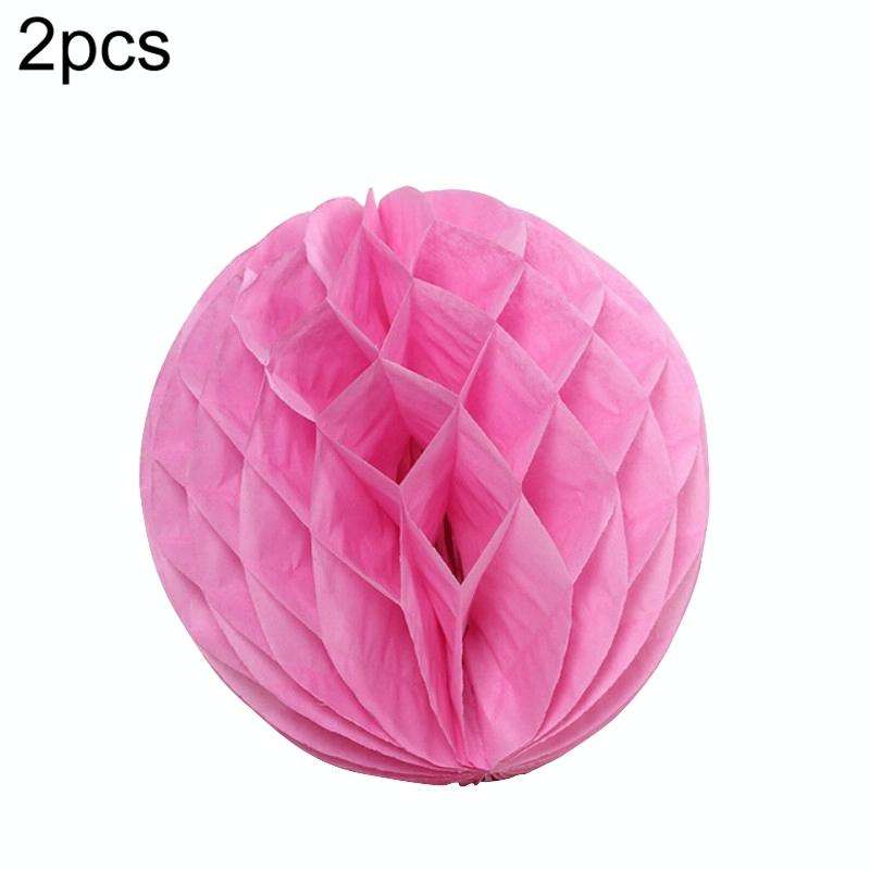 2 PCS Wedding Room Decoration Festive Mall Decoration Paper Honeycomb Ball Lantern, Size:8 inches...