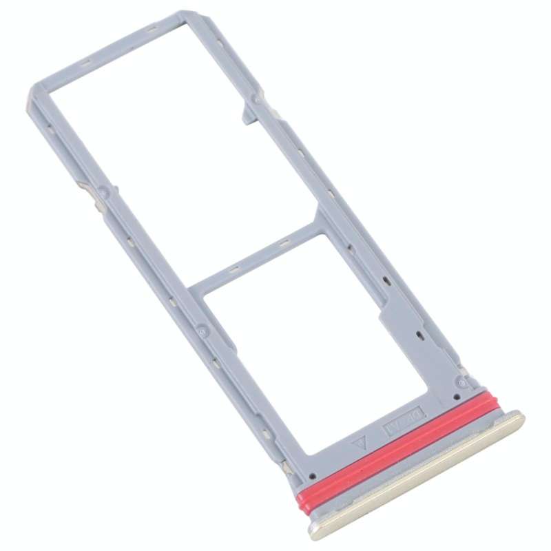 For vivo Y35 4G SIM Card Tray + SIM Card Tray + Micro SD Card Tray (Gold)