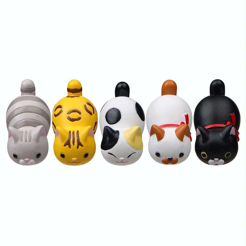 Cute Cartoon Cat 3D Fridge Magnet Mobile Phone Case Material(3 -color Cat)