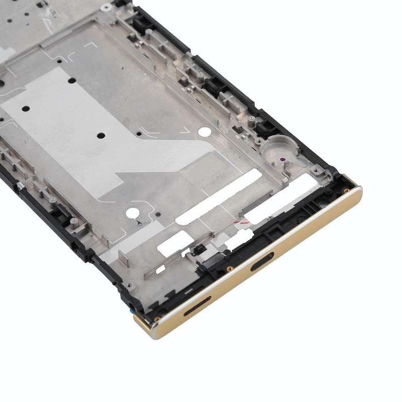 Front Housing LCD Frame Bezel Plate for Sony Xperia XA1 Ultra (Gold)