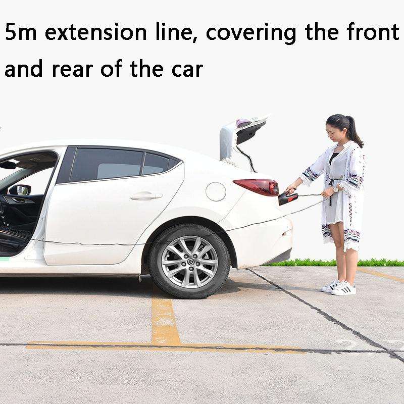 CS1016 120W Cordless Dry Wet Car Handheld Vacuum Cleaner With Light(White)