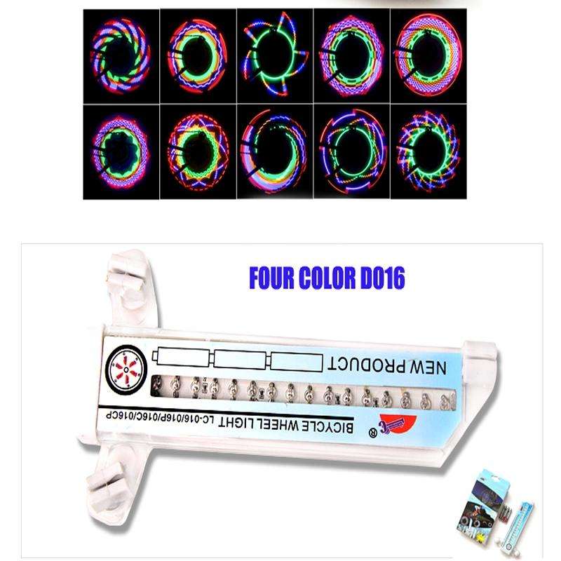 Bike Cycling Bicycle Tire Valve 32 Led Flash Spoke Wheel Light(32LEDs)