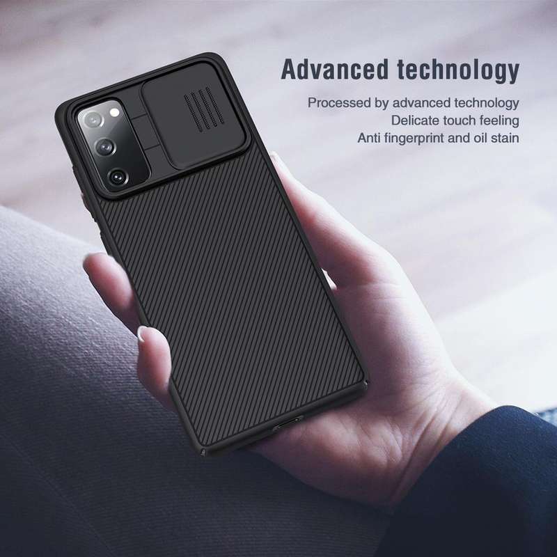 For Samsung Galaxy S20 FE NILLKIN Black Mirror Series PC Camshield Full Coverage Dust-proof Scrat...