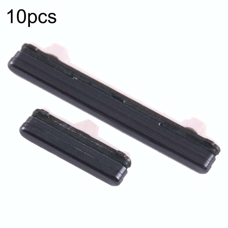For Samsung Galaxy S10 Lite SM-G770 10pcs Power Button + Volume Control Button(Black)