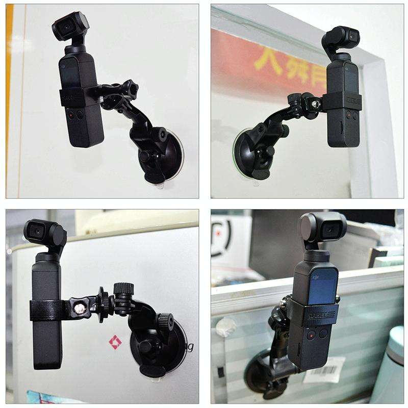 STARTRC Multifunctional Automobile Glass Suction Cup Fixing Bracket Holder for DJI OSMO Pocket Gi...