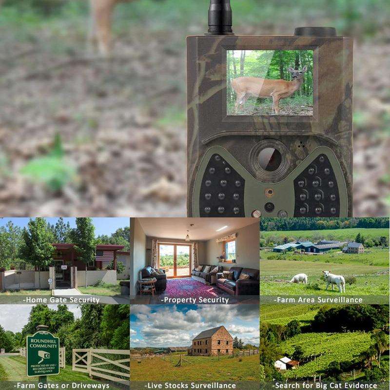 HC300M 2.0 inch LCD 12MP Waterproof IP54 IR Night Vision Security Hunting Trail Camera with MMS F...