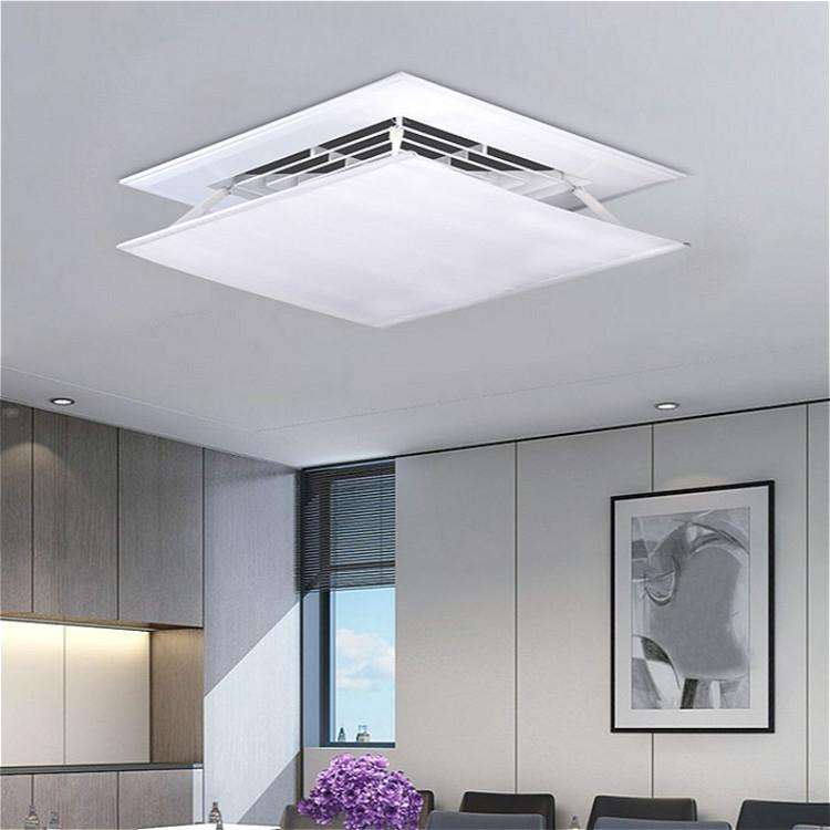 Central Air Conditioning Wind Shield Wall-Mounted Anti Direct Blowing Windshield, Size:45x45cm(Bl...