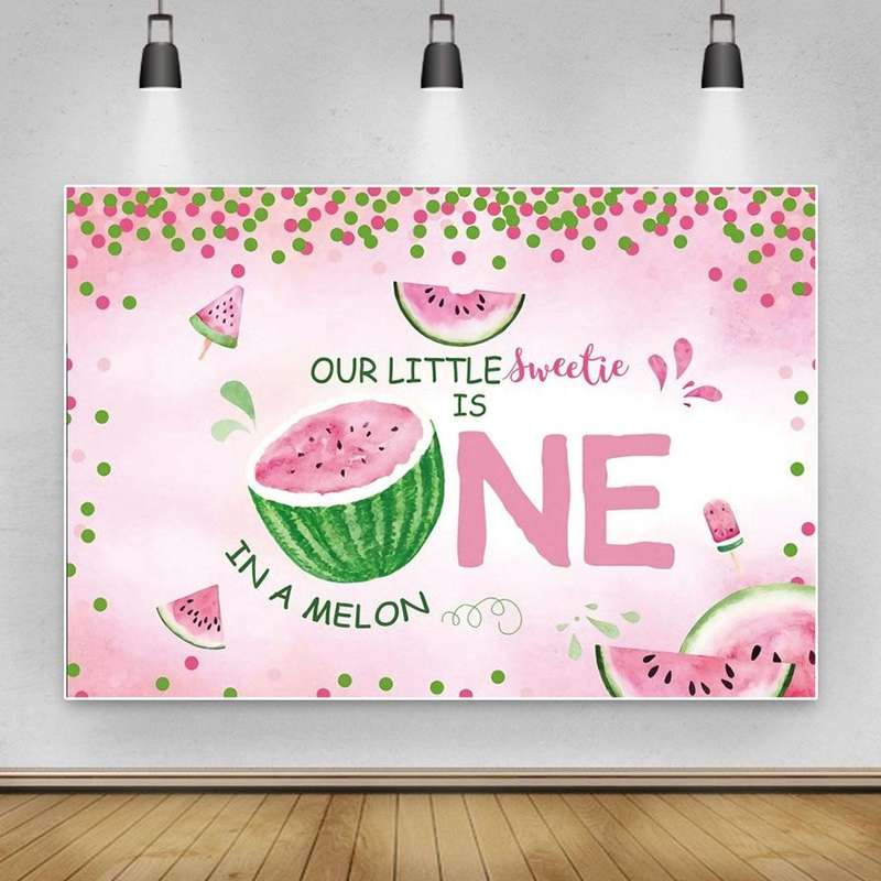 80x120cm Fruit Watermelon Birthday Party Backdrop Photography Decorative Background Props(12010768)