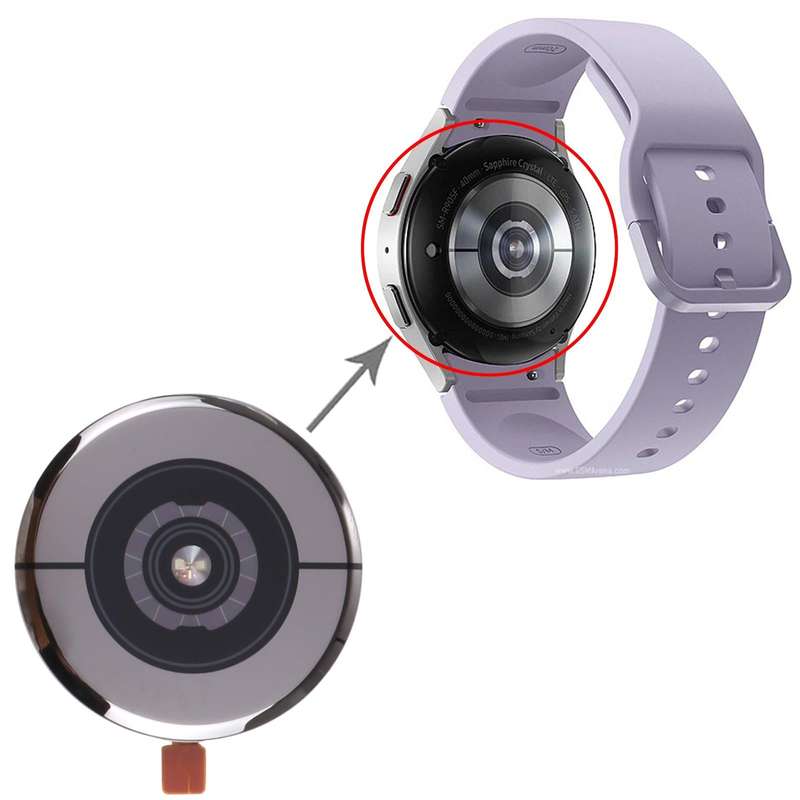 Original Back Cover With Heart Rate Sensor + Wireless Charging Module For Samsung Galaxy Watch5 S...