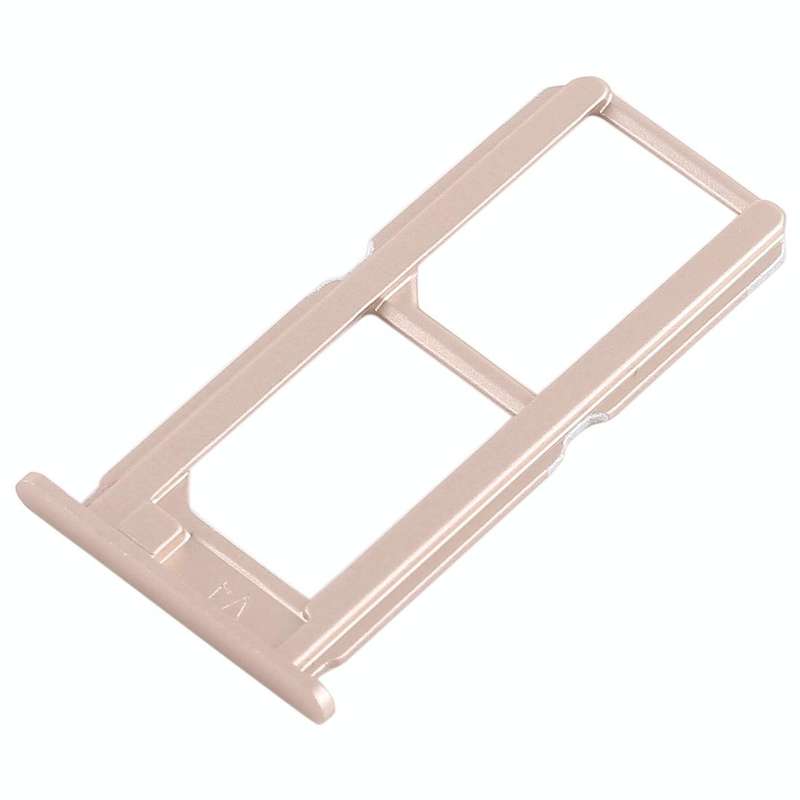 For Vivo X7 2 x SIM Card Tray (Gold)