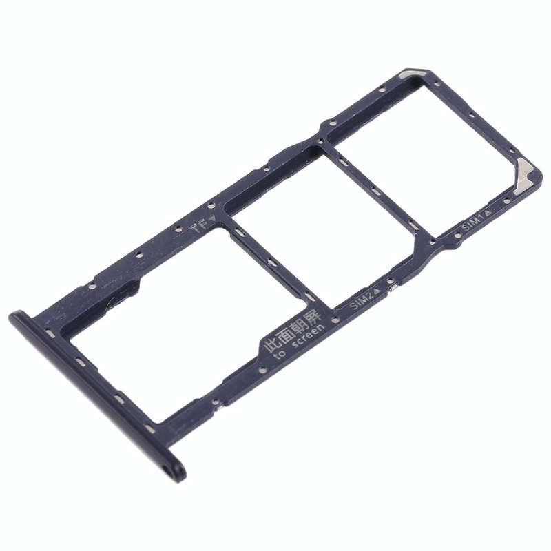 SIM Card Tray + Micro SD Card Tray for Huawei Honor 8C (Blue)