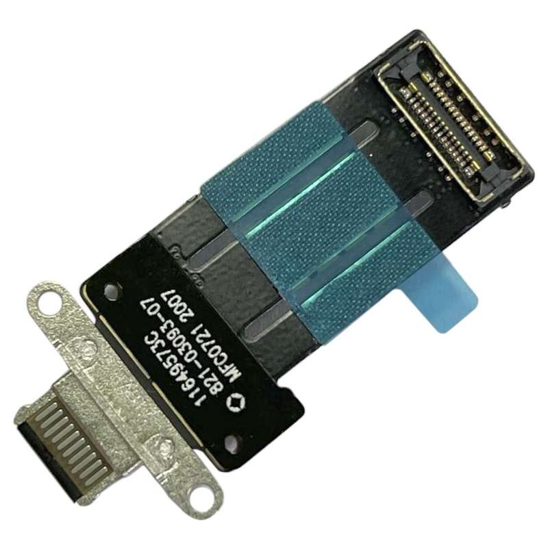 Charging Port Flex Cable for iPad Pro 12.9 inch 2021 (5th gen) A2379 A2461 A2462 (Black)