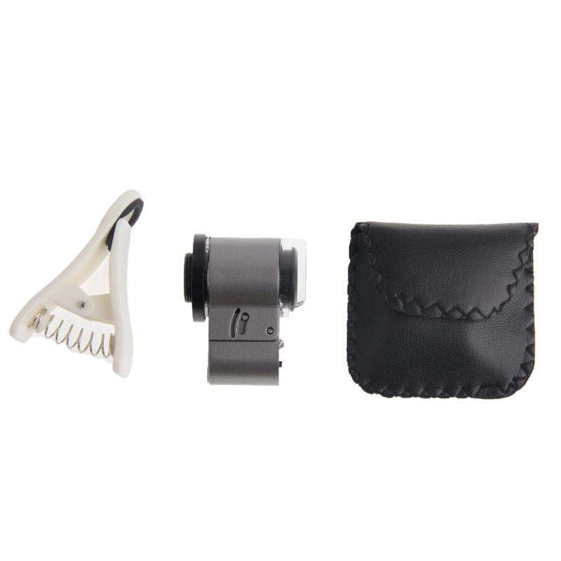 65X Zoom Digital Mobile Phone Microscope Magnifier with LED Light & Clip for Galaxy Note III / N9...
