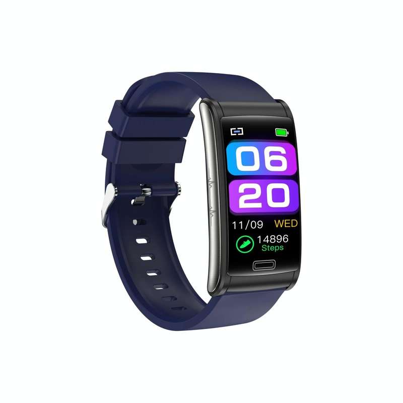 E600 1.47 inch Color Screen Smart Watch Silicone Strap Support Heart Rate Monitoring / Blood Pres...