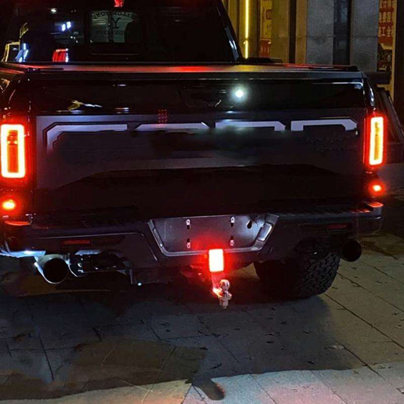 DC12V 1W Car Square Highlight Brake Lights Reversing Light with 15LEDs SMD-3528 (Red)