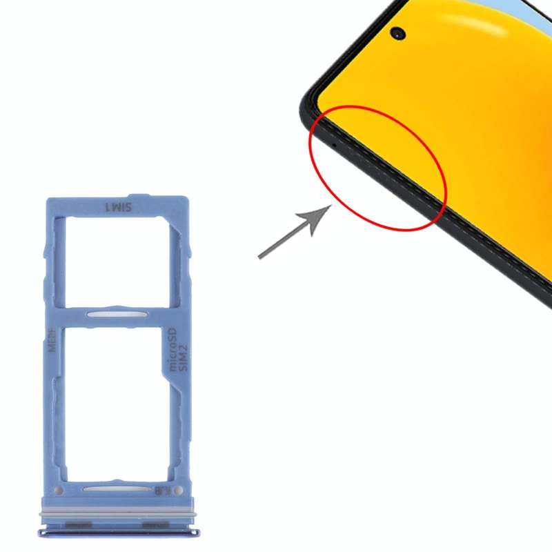 For Samsung Galaxy M52 5G SM-M526B Original SIM Card Tray + SIM Card Tray / Micro SD card tray (B...