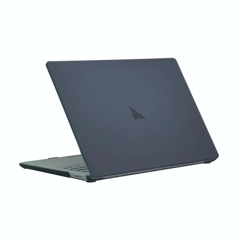 For Microsoft Surface Laptop 13.5 inch Laptop Steel Frosted Anti-drop Protective Case(Black)