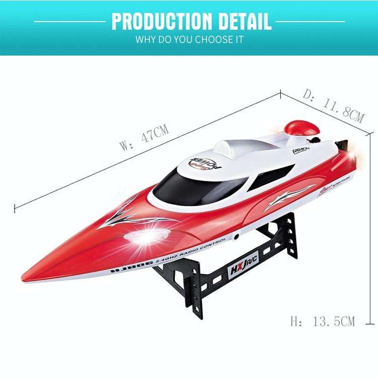 HongXunJie HJ806 2.4Ghz Water Cooling High Speed Racing Boats with Remote Controller, Auto Flip F...