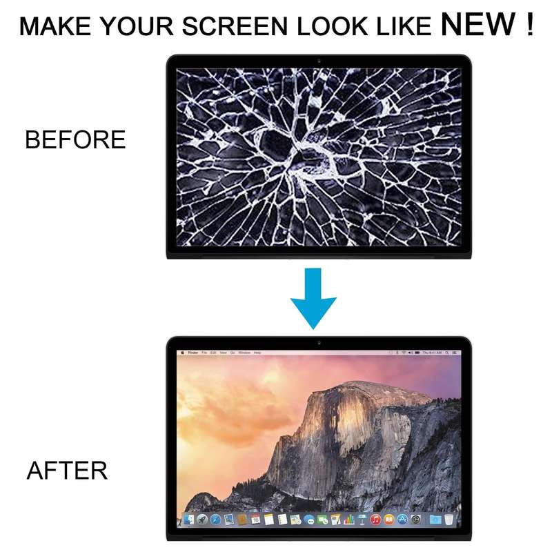 LCD Screen Display Assembly for MacBook Pro 15 A1286 2011 2012 (Silver)