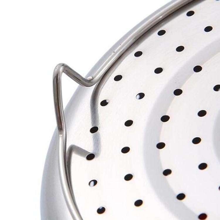 Stainless Steel Steaming Basket Plug-in Silicone Handle Pressure Cooker Steamer Kitchen Cooker Ac...