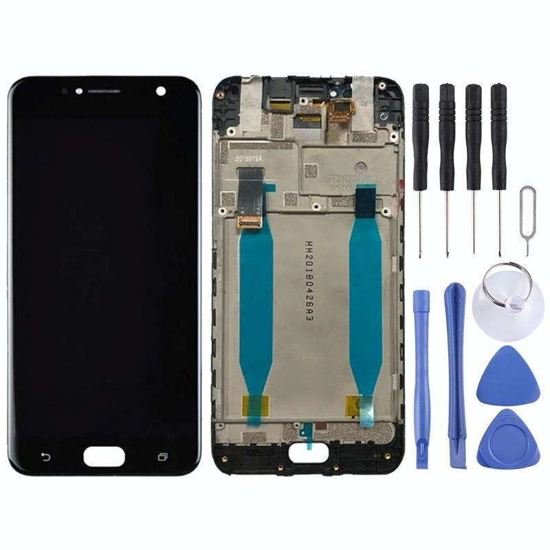 OEM LCD Screen for Asus Zenfone 4 Selfie ZD553KL X00LD Digitizer Full Assembly with FrameBlack)