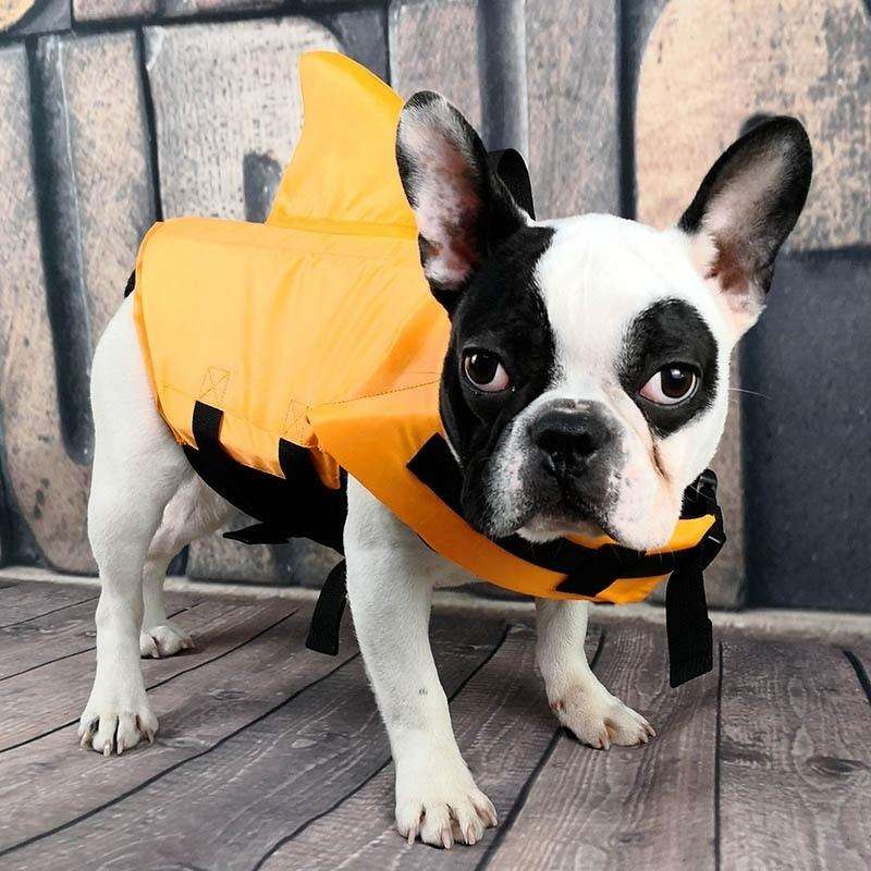 Summer Pet Life Jacket Dog Safety Clothes Dogs Swimwear Pets Safety Swimming Suit, Size:L(Yellow)