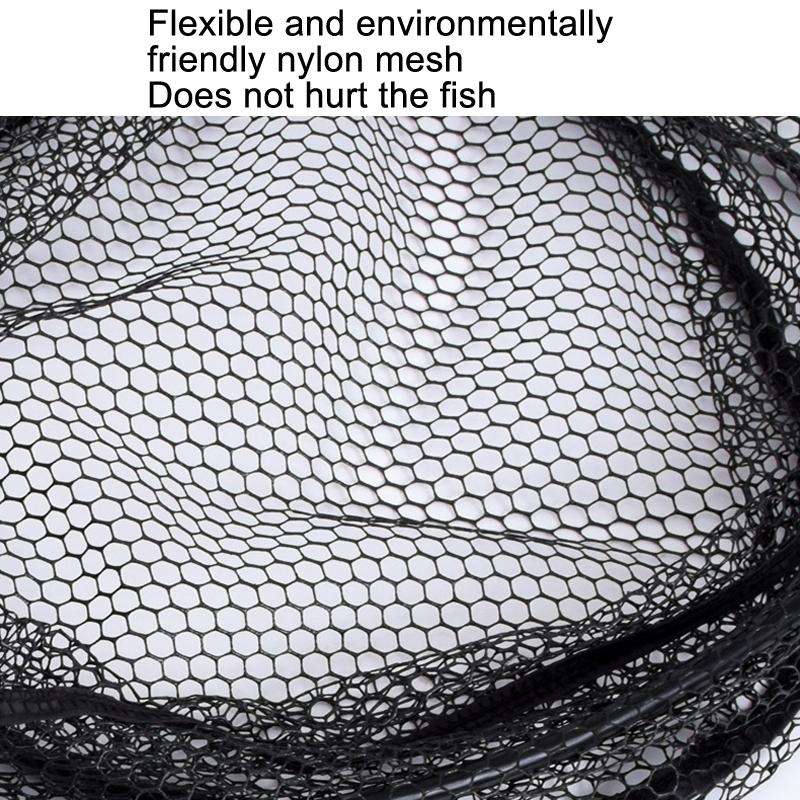 LEO 27560 Hanging Plastic Flying Fishing Handwriting Net Single Section Fish Net(Black)