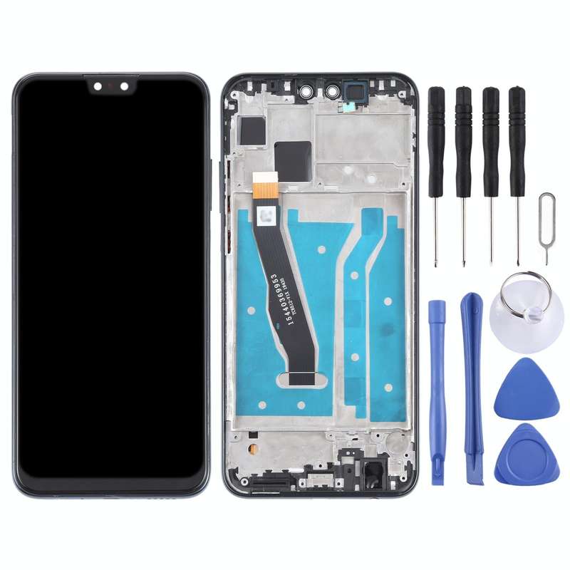 OEM LCD Screen for Huawei Y8s Digitizer Full Assembly With Frame(Black)
