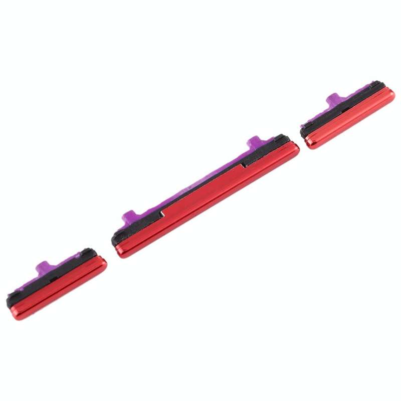 For Galaxy S10 / Galaxy S10+ 10 Set Side Keys(Red)