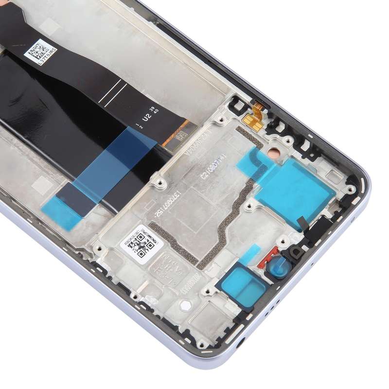 For Xiaomi Poco X6 Original AMOLED Material LCD Screen Digitizer Full Assembly with Frame (Purple)