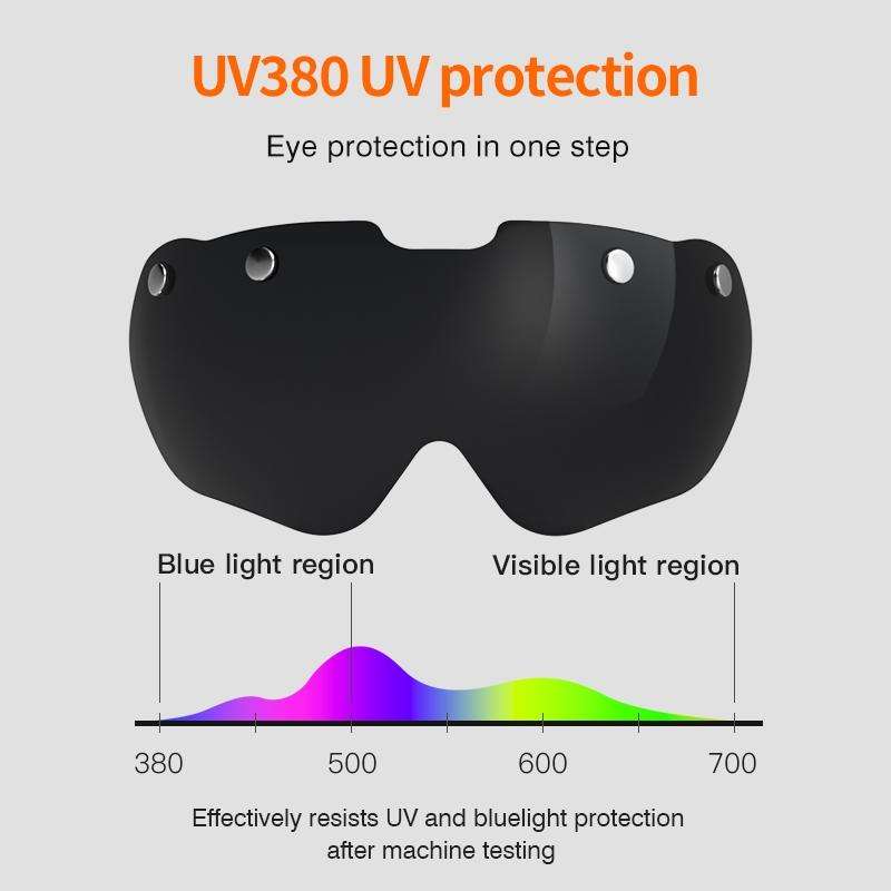 Foxwear V6 Pro 4K HD Anti-Shake Video Recorder Cycling Smart Helmet, Size: 54-61cm(Black)
