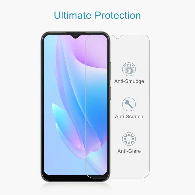 For Blackview A52 10 PCS 0.26mm 9H 2.5D Tempered Glass Film
