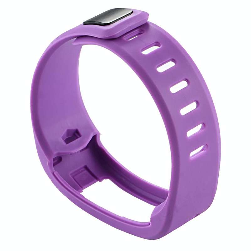 For Garmin Vivofit 1 Smart Watch Silicone Watch Band, Length: about 21cm(Purple)