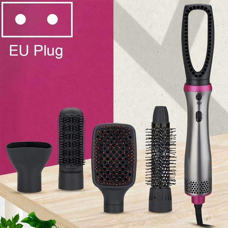 Five-in-one Multifunctional Head-changing Hairbrush Comb Straight Dual-purpose Electric Straight ...