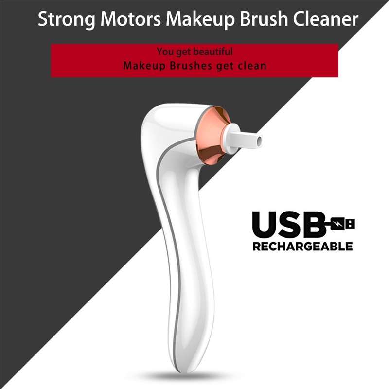 Electric Scrubber Make-Up Brush Cleaning Machine Automatic Dryer USB Rechargeable Make-Up Brush C...