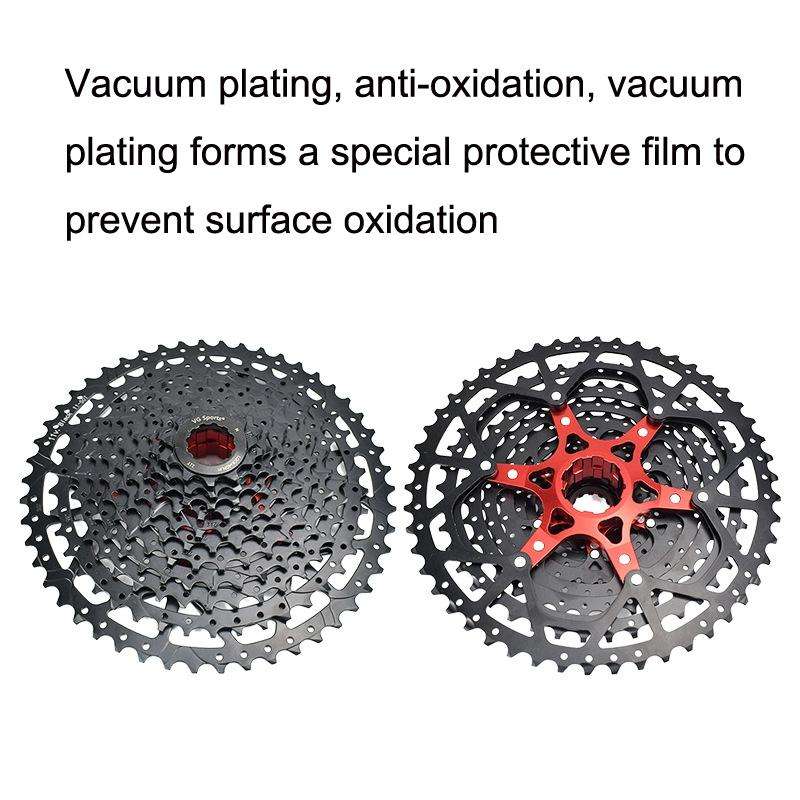 VG Sports Split Mountain Bike Lightweight Cassette Flywheel, Style: 11 Speed 52T (Black)