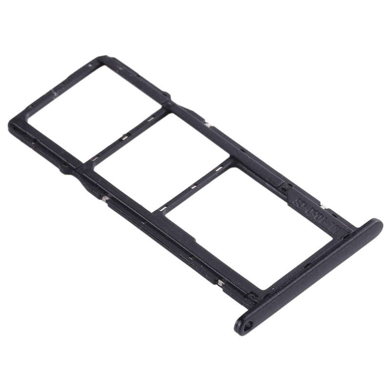 SIM Card Tray + SIM Card Tray + Micro SD Card Tray for Huawei Honor Play 3e (Black)