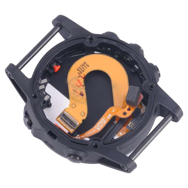 LCD Screen and Digitizer Full Assembly With Frame for Garmin Fenix 5S Plus Sapphire Version (Black)