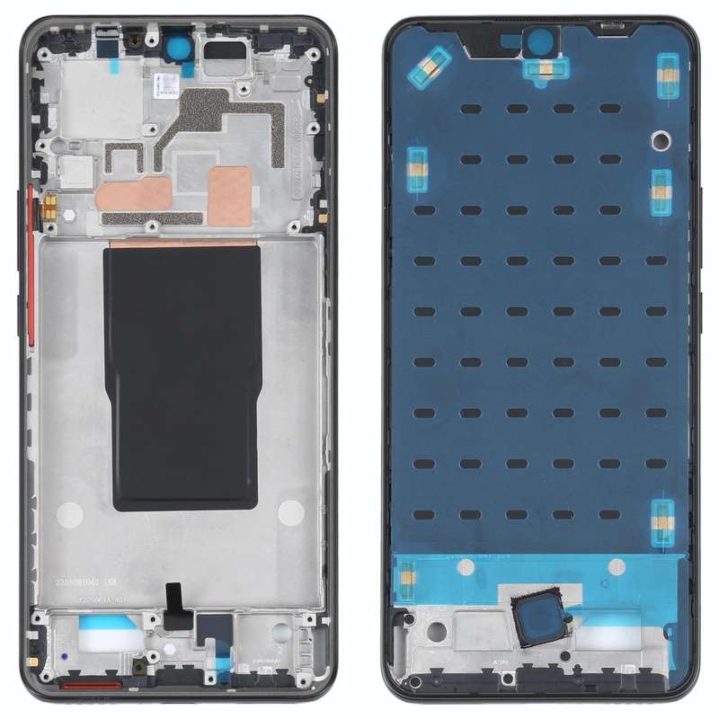 For Xiaomi Redmi K50 Ultra / 12T / 12T Pro Original Front Housing LCD Frame Bezel Plate(Black)