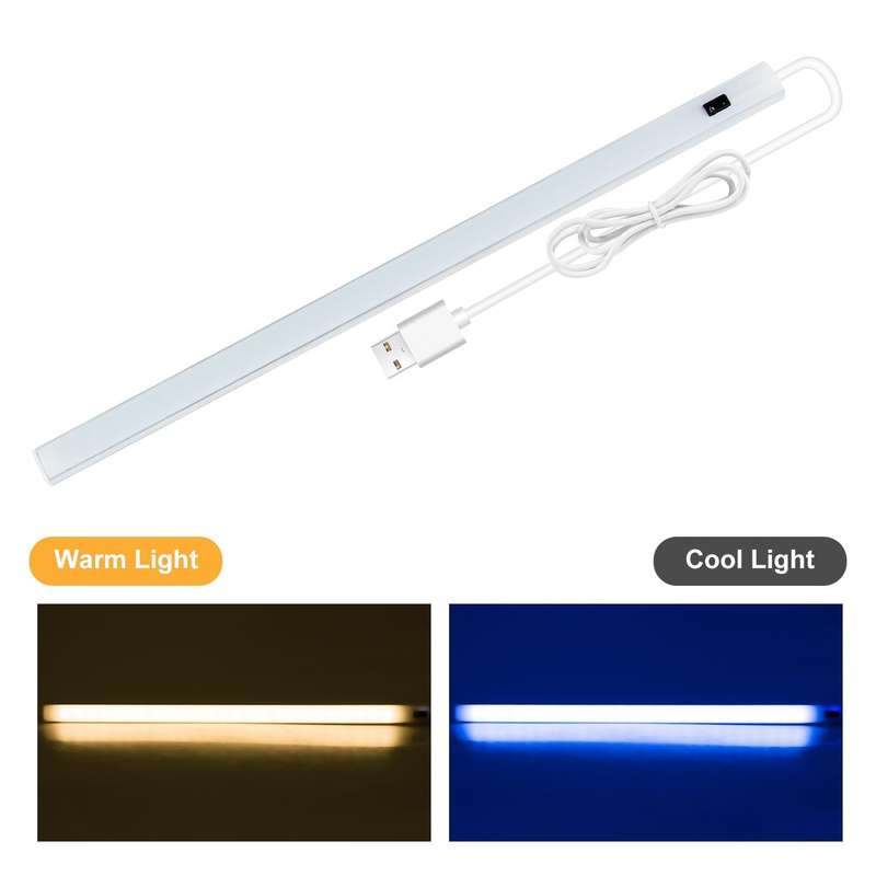 30cm LED Induction Cabinet Lamp USB Smart Sensing Light Strip(Warm White)