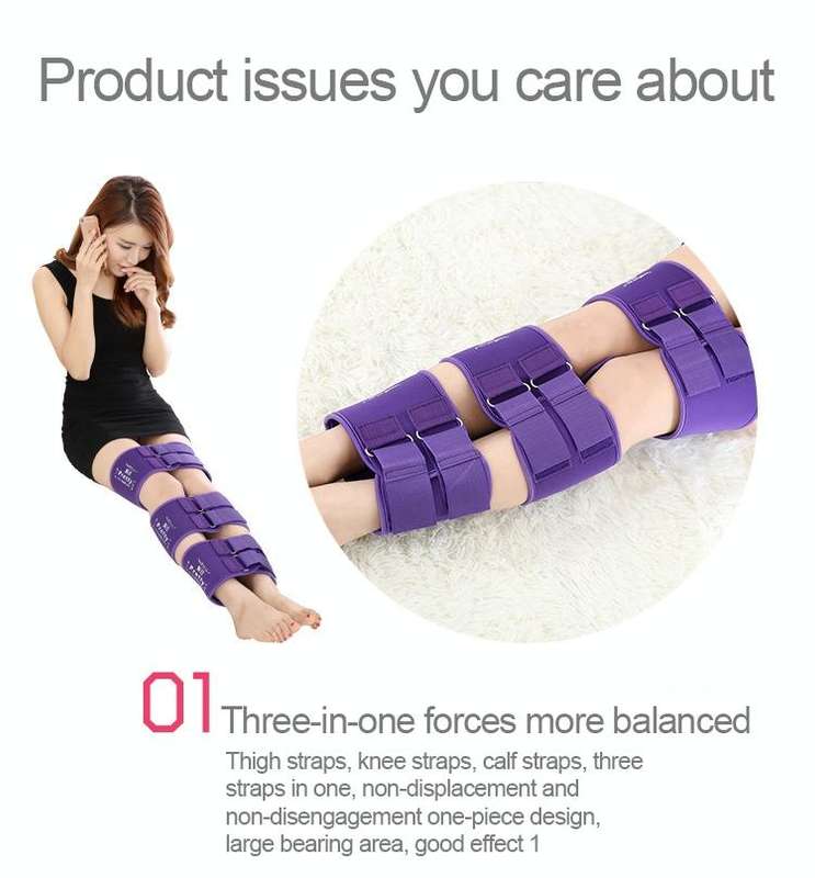 3 PCS/Set Leg Posture Corrector O/X-type Bowlegs Orthotic Bandage Straightening Belt Band, Size: ...