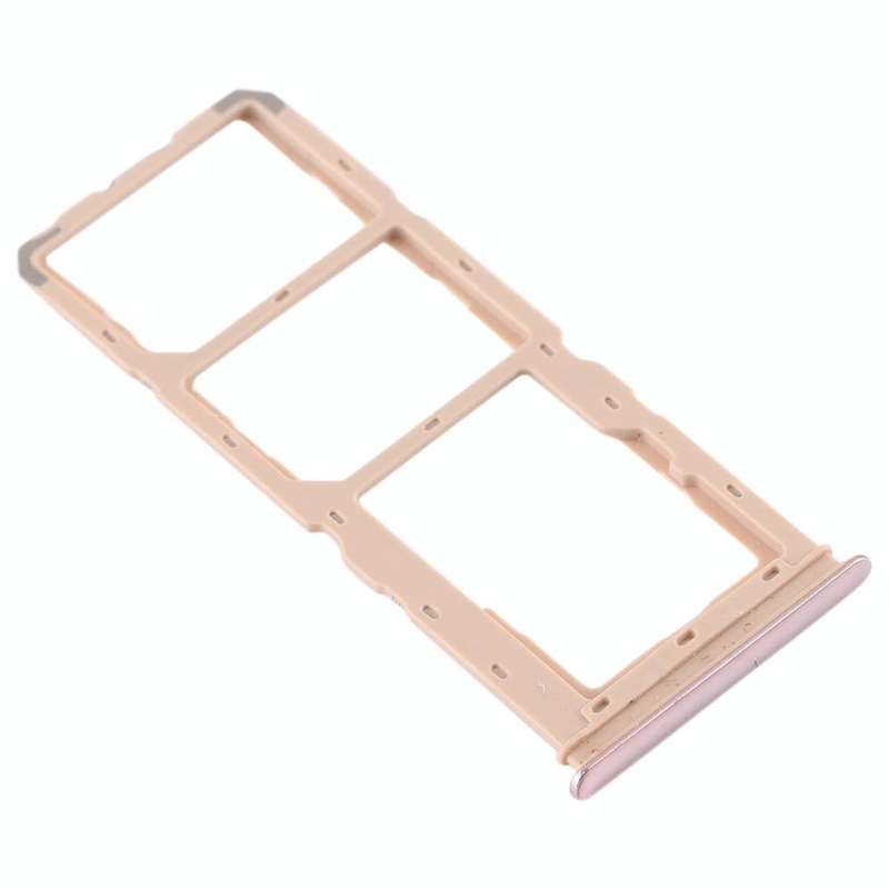 For vivo Y5s SIM Card Tray + SIM Card Tray + Micro SD Card Tray (Gold)
